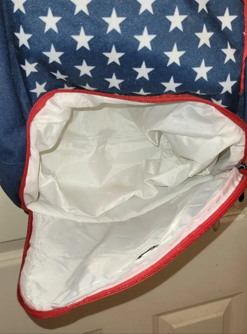 Easton Patriotic Navy, White and Red Stars Backpack